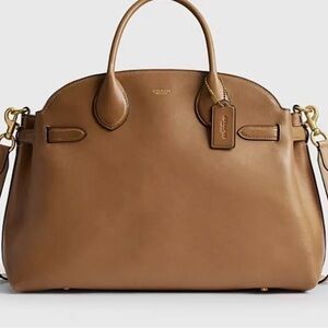 Coach $695 NWT Soft Empire 40 in honey brown! HTF!